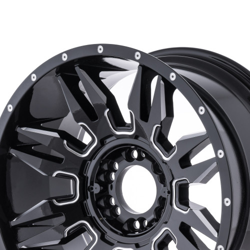 La Chanti Performance LC-OF5 Gloss Black Milled Spokes