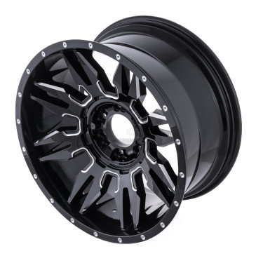 La Chanti Performance LC-OF5 Gloss Black Milled Spokes