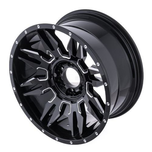 La Chanti Performance LC-OF5 Gloss Black Milled Spokes