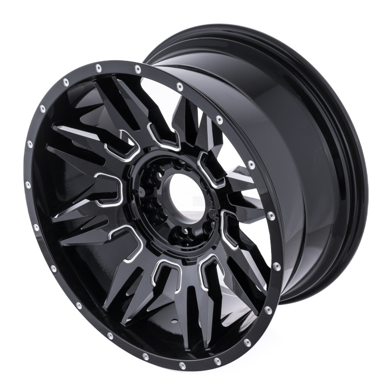 La Chanti Performance LC-OF5 Gloss Black Milled Spokes