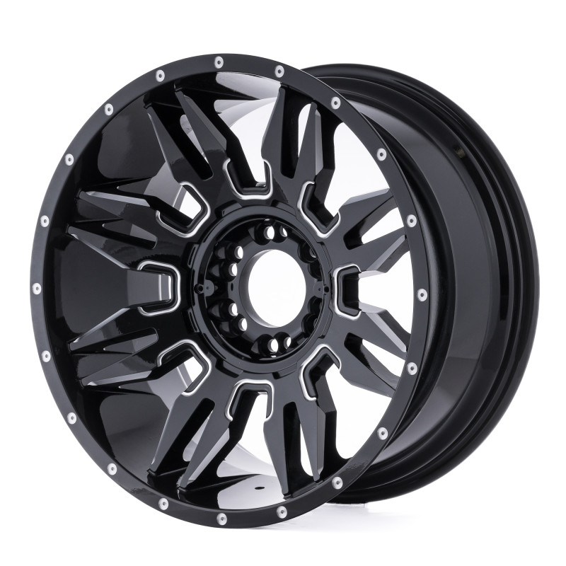 La Chanti Performance LC-OF5 Gloss Black Milled Spokes