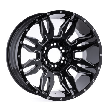 La Chanti Performance LC-OF5 Gloss Black Milled Spokes