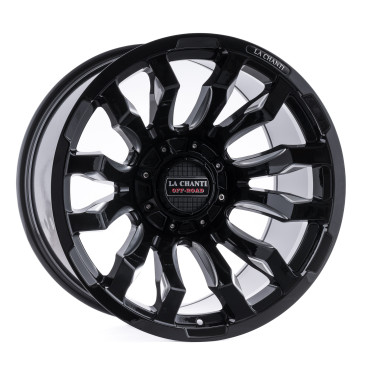 La Chanti Performance LC-OF7 Gloss Black Milled Spokes