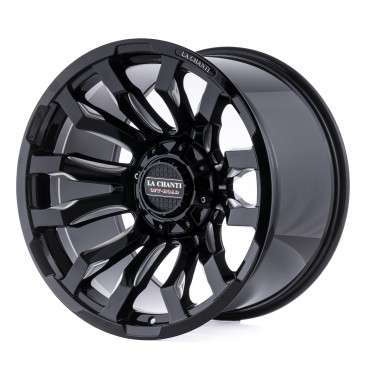 La Chanti Performance LC-OF7 Gloss Black Milled Spokes