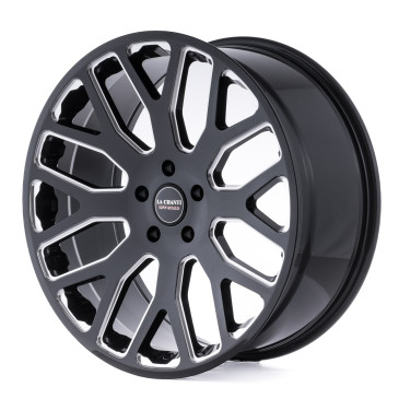 La Chanti Performance LC-OF8 Gloss Black Milled Spokes