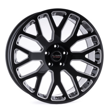 La Chanti Performance LC-OF8 Gloss Black Milled Spokes