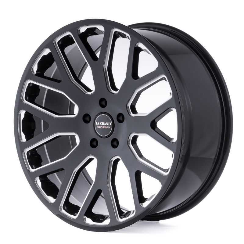 La Chanti Performance LC-OF8 Gloss Black Milled Spokes