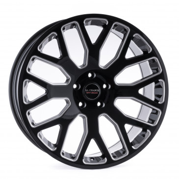 La Chanti Performance LC-OF8 Gloss Black Milled Spokes