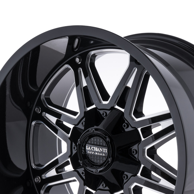 La Chanti Performance LC-OF9 Gloss Black Milled Spokes