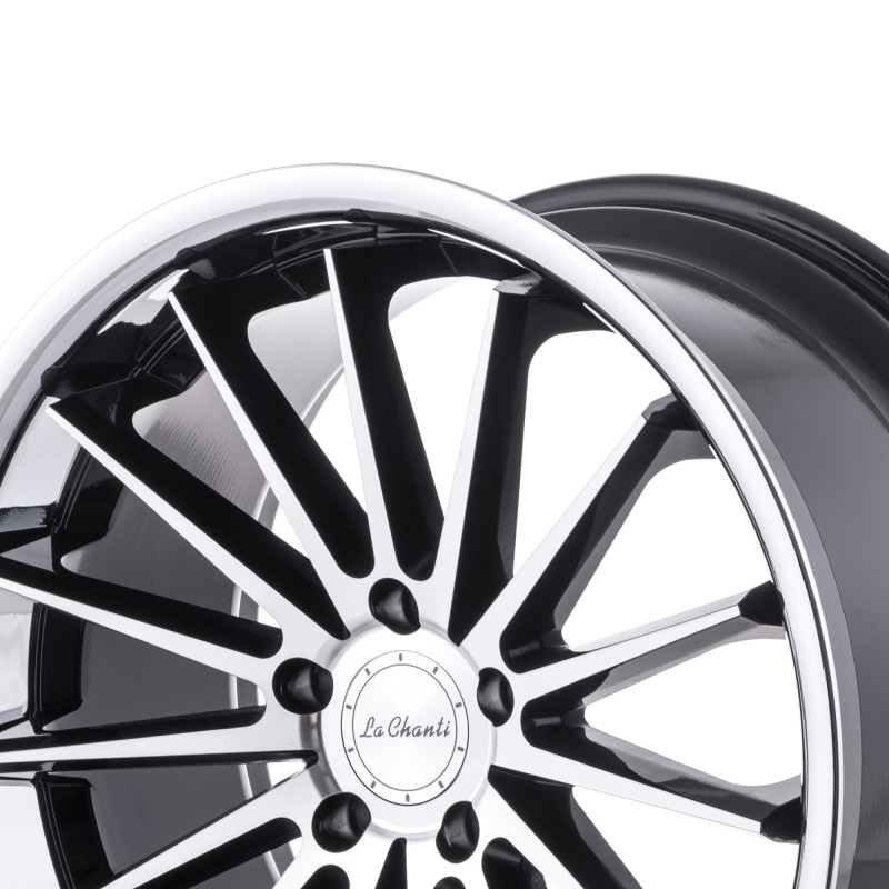 La Chanti Performance LC-P12 Black Machined / Chrome Lip