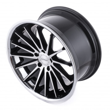 La Chanti Performance LC-P12 Black Machined / Chrome Lip