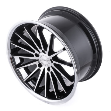 La Chanti Performance LC-P12 Black Machined / Chrome Lip