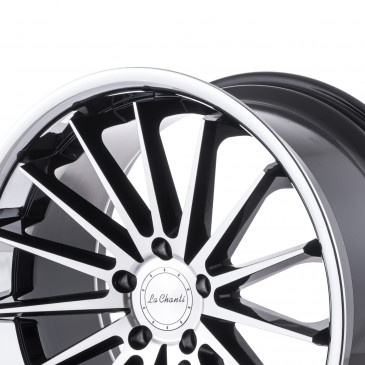 La Chanti Performance LC-P12 Black Machined / Chrome Lip