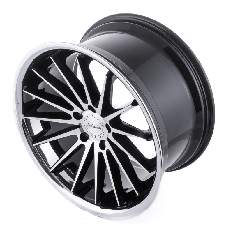 La Chanti Performance LC-P12 Black Machined / Chrome Lip