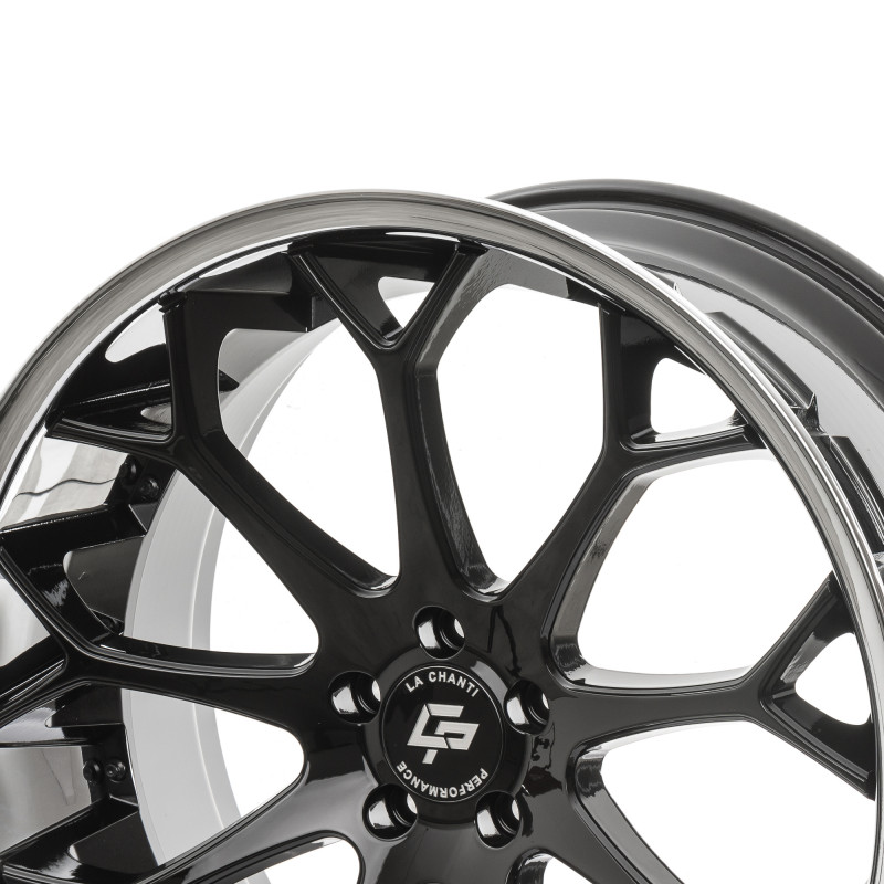 La Chanti Performance LC-P20 Glossy Black / Chrome Lip