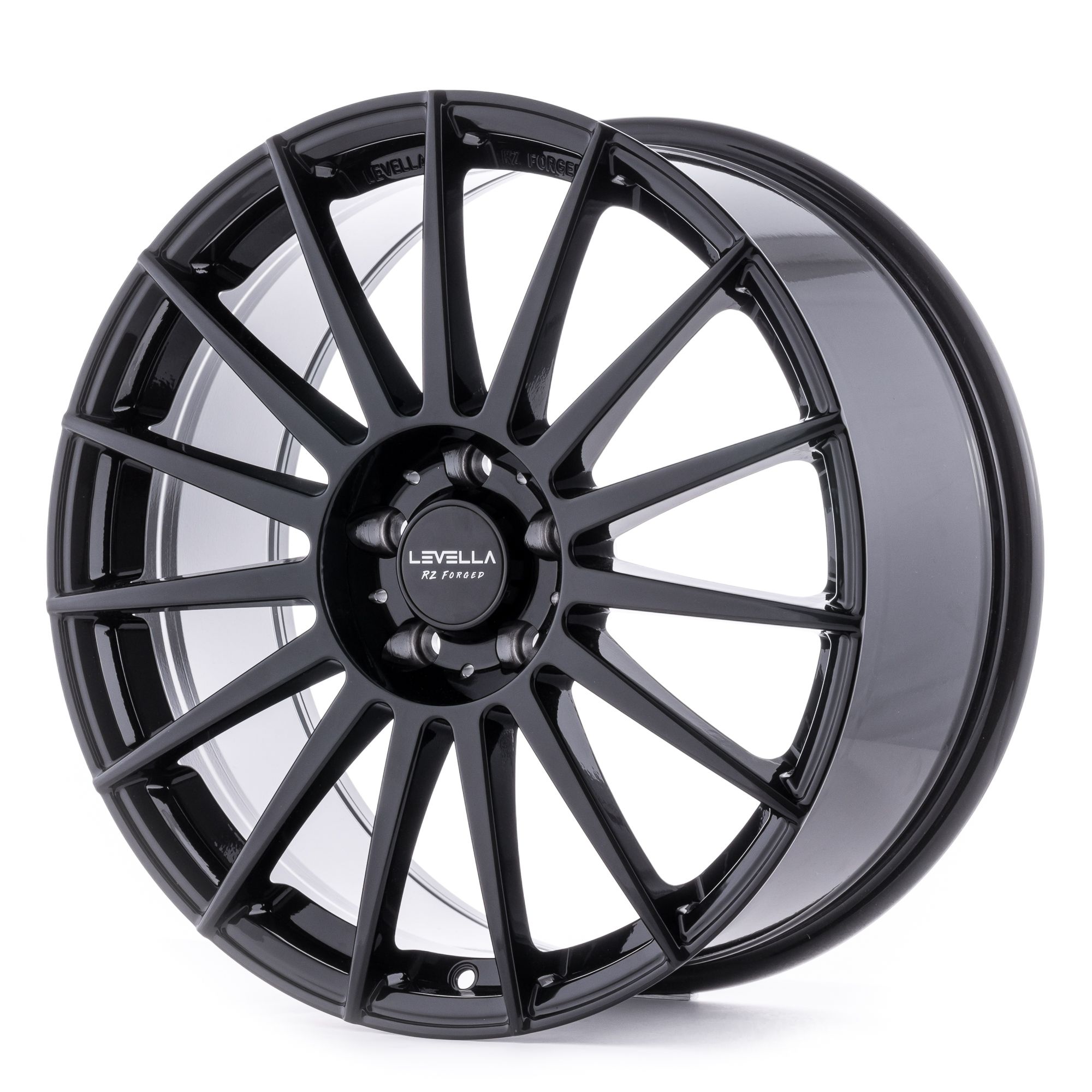 Levella RZ2 Forged Felgen schwarz glossy in 20 Zoll | felgenshop.de