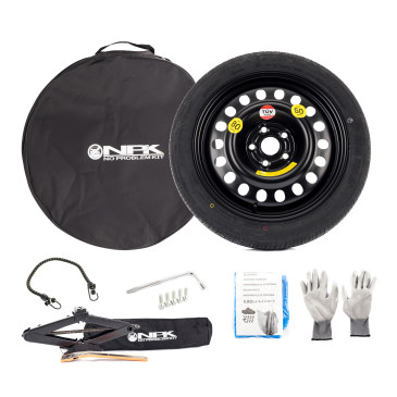 MAK 1x Ersatzrad Npk Spare Wheel Steel Black