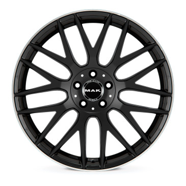 MAK Arrow-D Gloss Black Mirror Ring