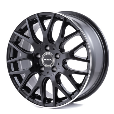 MAK Arrow Gloss Black Mirror Ring