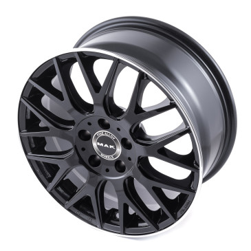 MAK Arrow Gloss Black Mirror Ring