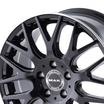 MAK Arrow Gloss Black Mirror Ring