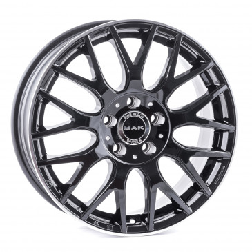 MAK Arrow Gloss Black Mirror Ring