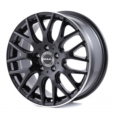 MAK Arrow Gloss Black Mirror Ring