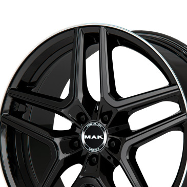 MAK Aurum Gloss Black Mirror Ring