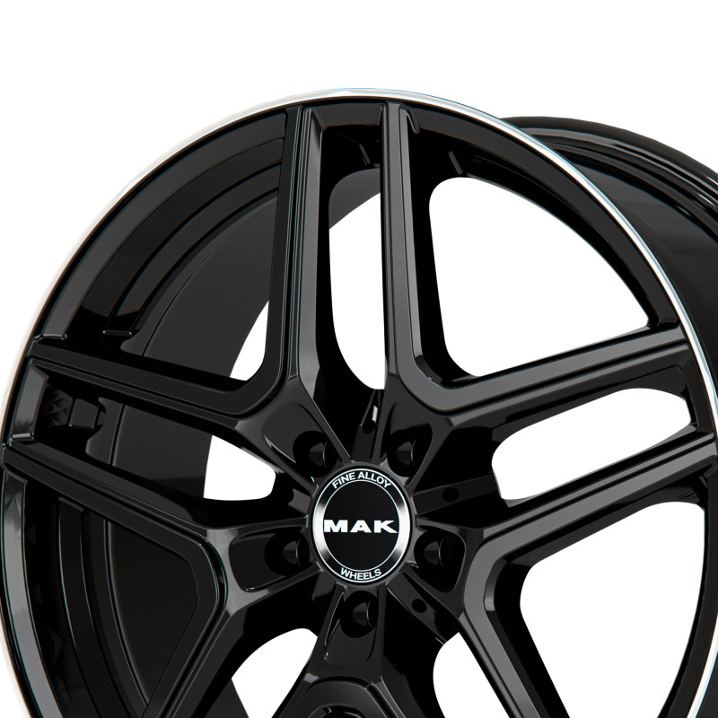 MAK Aurum Gloss Black Mirror Ring