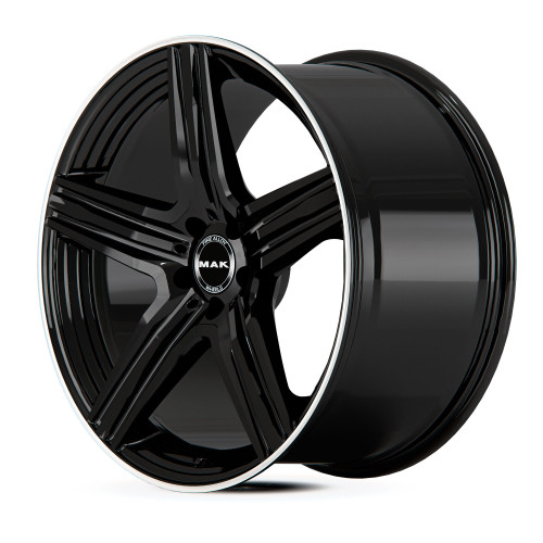 MAK Lewis-D Gloss Black Mirror Ring