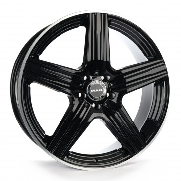 MAK Lewis Gloss Black Mirror Ring