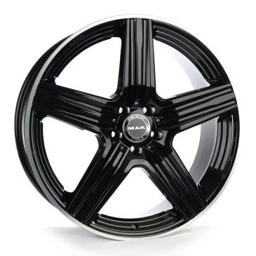 MAK Lewis Gloss Black Mirror Ring