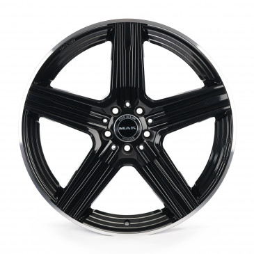 MAK Lewis Gloss Black Mirror Ring