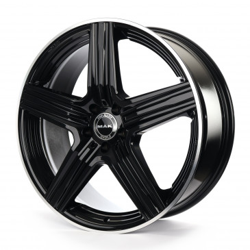 MAK Lewis Gloss Black Mirror Ring