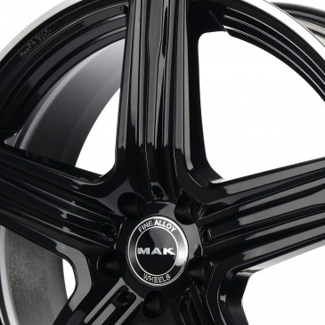 MAK Lewis Gloss Black Mirror Ring