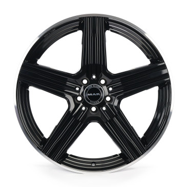 MAK Lewis Gloss Black Mirror Ring