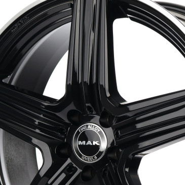 MAK Lewis Gloss Black Mirror Ring