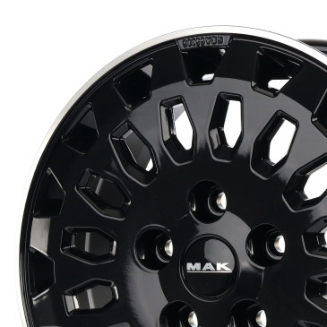 MAK Overland Gloss Black Mirror Ring