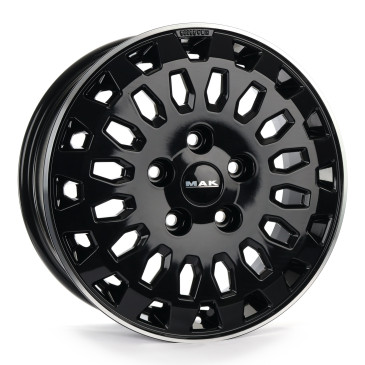 MAK Overland Gloss Black Mirror Ring