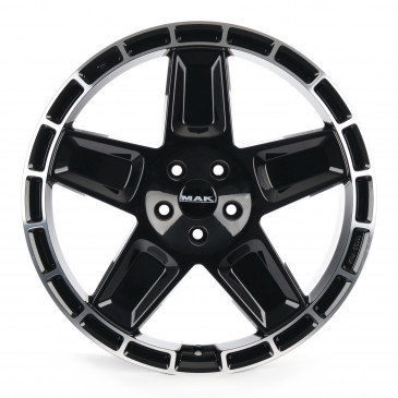 MAK Trek Gloss Black Mirror Ring