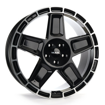 MAK Trek Gloss Black Mirror Ring