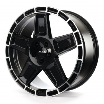 MAK Trek Gloss Black Mirror Ring