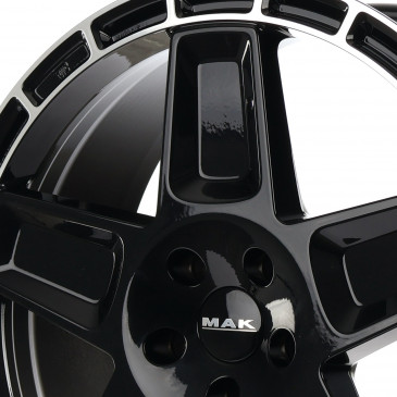 MAK Trek Gloss Black Mirror Ring