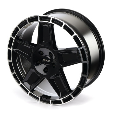 MAK Trek Gloss Black Mirror Ring