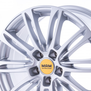 MAM A4 SILVER PAINTED