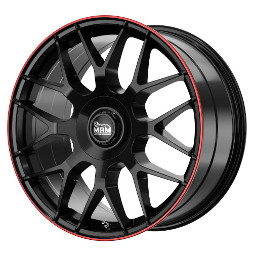 MAM GT1 BLACK PAINTED LIP RED