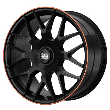 MAM GT1 MATT BLACK LIP ORANGE