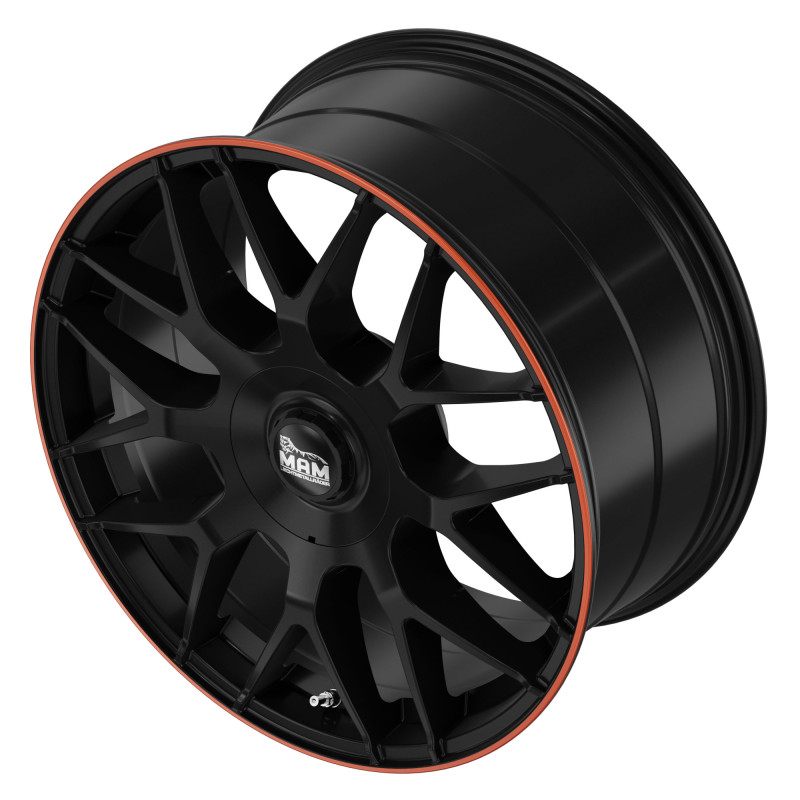 MAM GT1 MATT BLACK LIP ORANGE