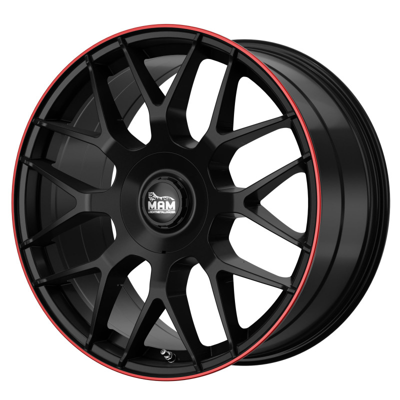 MAM GT1 MATT BLACK LIP RED