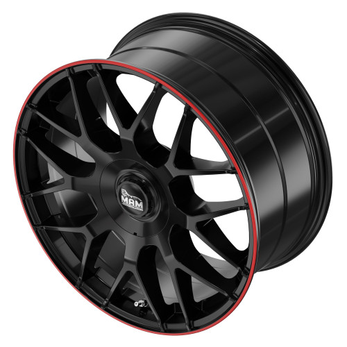 MAM GT1 BLACK PAINTED LIP RED
